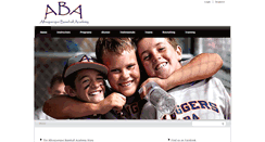 Desktop Screenshot of ababaseball.com